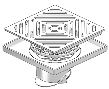 Phễu thu sàn - Floor drain - Model F07SA