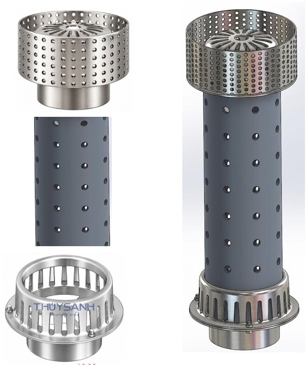Phễu thu nước sân vườn SV02