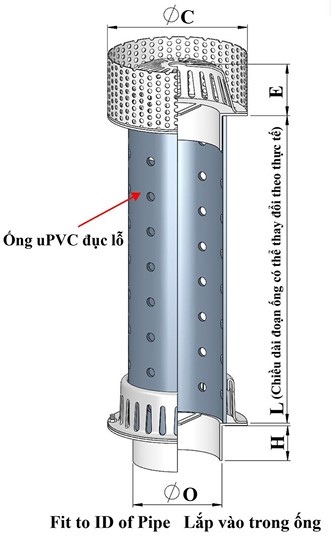 Phễu thu nước sân vườn SV02