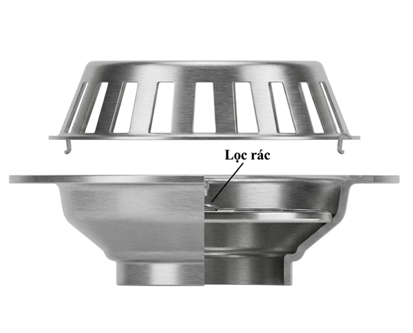 Phễu thu sàn ban công - Balcony Drain - Model CF07
